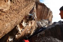 Bouldering in Hueco Tanks on 12/16/2019 with Blue Lizard Climbing and Yoga

Filename: SRM_20191216_1622220.jpg
Aperture: f/8.0
Shutter Speed: 1/250
Body: Canon EOS-1D Mark II
Lens: Canon EF 16-35mm f/2.8 L