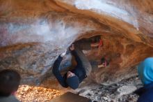 Bouldering in Hueco Tanks on 12/16/2019 with Blue Lizard Climbing and Yoga

Filename: SRM_20191216_1704130.jpg
Aperture: f/2.2
Shutter Speed: 1/250
Body: Canon EOS-1D Mark II
Lens: Canon EF 50mm f/1.8 II