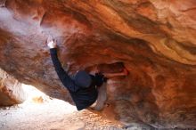 Bouldering in Hueco Tanks on 12/16/2019 with Blue Lizard Climbing and Yoga

Filename: SRM_20191216_1712210.jpg
Aperture: f/3.2
Shutter Speed: 1/250
Body: Canon EOS-1D Mark II
Lens: Canon EF 16-35mm f/2.8 L