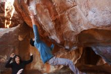 Bouldering in Hueco Tanks on 12/16/2019 with Blue Lizard Climbing and Yoga

Filename: SRM_20191216_1718130.jpg
Aperture: f/3.5
Shutter Speed: 1/250
Body: Canon EOS-1D Mark II
Lens: Canon EF 16-35mm f/2.8 L