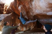 Bouldering in Hueco Tanks on 12/16/2019 with Blue Lizard Climbing and Yoga

Filename: SRM_20191216_1720410.jpg
Aperture: f/4.0
Shutter Speed: 1/250
Body: Canon EOS-1D Mark II
Lens: Canon EF 16-35mm f/2.8 L