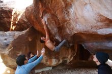 Bouldering in Hueco Tanks on 12/16/2019 with Blue Lizard Climbing and Yoga

Filename: SRM_20191216_1721180.jpg
Aperture: f/4.0
Shutter Speed: 1/250
Body: Canon EOS-1D Mark II
Lens: Canon EF 16-35mm f/2.8 L