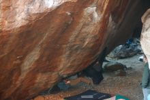 Bouldering in Hueco Tanks on 12/16/2019 with Blue Lizard Climbing and Yoga

Filename: SRM_20191216_1745520.jpg
Aperture: f/2.8
Shutter Speed: 1/250
Body: Canon EOS-1D Mark II
Lens: Canon EF 50mm f/1.8 II