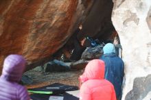 Bouldering in Hueco Tanks on 12/16/2019 with Blue Lizard Climbing and Yoga

Filename: SRM_20191216_1747070.jpg
Aperture: f/2.2
Shutter Speed: 1/250
Body: Canon EOS-1D Mark II
Lens: Canon EF 50mm f/1.8 II
