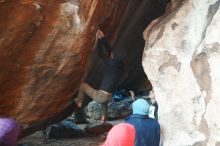 Bouldering in Hueco Tanks on 12/16/2019 with Blue Lizard Climbing and Yoga

Filename: SRM_20191216_1747210.jpg
Aperture: f/2.5
Shutter Speed: 1/250
Body: Canon EOS-1D Mark II
Lens: Canon EF 50mm f/1.8 II