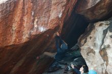 Bouldering in Hueco Tanks on 12/16/2019 with Blue Lizard Climbing and Yoga

Filename: SRM_20191216_1747440.jpg
Aperture: f/3.5
Shutter Speed: 1/250
Body: Canon EOS-1D Mark II
Lens: Canon EF 50mm f/1.8 II