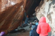 Bouldering in Hueco Tanks on 12/16/2019 with Blue Lizard Climbing and Yoga

Filename: SRM_20191216_1750000.jpg
Aperture: f/2.5
Shutter Speed: 1/250
Body: Canon EOS-1D Mark II
Lens: Canon EF 50mm f/1.8 II