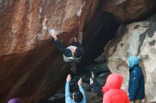 Bouldering in Hueco Tanks on 12/16/2019 with Blue Lizard Climbing and Yoga

Filename: SRM_20191216_1756550.jpg
Aperture: f/2.8
Shutter Speed: 1/250
Body: Canon EOS-1D Mark II
Lens: Canon EF 50mm f/1.8 II