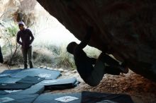 Bouldering in Hueco Tanks on 12/16/2019 with Blue Lizard Climbing and Yoga

Filename: SRM_20191216_1800360.jpg
Aperture: f/2.0
Shutter Speed: 1/250
Body: Canon EOS-1D Mark II
Lens: Canon EF 50mm f/1.8 II