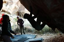 Bouldering in Hueco Tanks on 12/16/2019 with Blue Lizard Climbing and Yoga

Filename: SRM_20191216_1801210.jpg
Aperture: f/2.0
Shutter Speed: 1/250
Body: Canon EOS-1D Mark II
Lens: Canon EF 50mm f/1.8 II