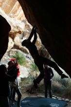 Bouldering in Hueco Tanks on 12/16/2019 with Blue Lizard Climbing and Yoga

Filename: SRM_20191216_1801480.jpg
Aperture: f/3.2
Shutter Speed: 1/250
Body: Canon EOS-1D Mark II
Lens: Canon EF 50mm f/1.8 II