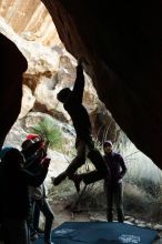 Bouldering in Hueco Tanks on 12/16/2019 with Blue Lizard Climbing and Yoga

Filename: SRM_20191216_1801500.jpg
Aperture: f/3.2
Shutter Speed: 1/250
Body: Canon EOS-1D Mark II
Lens: Canon EF 50mm f/1.8 II