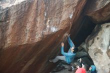 Bouldering in Hueco Tanks on 12/16/2019 with Blue Lizard Climbing and Yoga

Filename: SRM_20191216_1803500.jpg
Aperture: f/2.5
Shutter Speed: 1/250
Body: Canon EOS-1D Mark II
Lens: Canon EF 50mm f/1.8 II