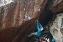 Bouldering in Hueco Tanks on 12/16/2019 with Blue Lizard Climbing and Yoga

Filename: SRM_20191216_1803560.jpg
Aperture: f/2.8
Shutter Speed: 1/250
Body: Canon EOS-1D Mark II
Lens: Canon EF 50mm f/1.8 II