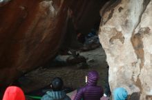 Bouldering in Hueco Tanks on 12/16/2019 with Blue Lizard Climbing and Yoga

Filename: SRM_20191216_1807470.jpg
Aperture: f/2.0
Shutter Speed: 1/250
Body: Canon EOS-1D Mark II
Lens: Canon EF 50mm f/1.8 II