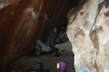 Bouldering in Hueco Tanks on 12/16/2019 with Blue Lizard Climbing and Yoga

Filename: SRM_20191216_1807500.jpg
Aperture: f/2.0
Shutter Speed: 1/250
Body: Canon EOS-1D Mark II
Lens: Canon EF 50mm f/1.8 II