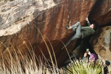 Bouldering in Hueco Tanks on 12/16/2019 with Blue Lizard Climbing and Yoga

Filename: SRM_20191216_1808220.jpg
Aperture: f/2.8
Shutter Speed: 1/250
Body: Canon EOS-1D Mark II
Lens: Canon EF 50mm f/1.8 II