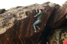 Bouldering in Hueco Tanks on 12/16/2019 with Blue Lizard Climbing and Yoga

Filename: SRM_20191216_1808320.jpg
Aperture: f/3.5
Shutter Speed: 1/250
Body: Canon EOS-1D Mark II
Lens: Canon EF 50mm f/1.8 II