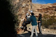 Bouldering in Hueco Tanks on 12/19/2019 with Blue Lizard Climbing and Yoga

Filename: SRM_20191219_1053410.jpg
Aperture: f/7.1
Shutter Speed: 1/500
Body: Canon EOS-1D Mark II
Lens: Canon EF 16-35mm f/2.8 L