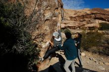 Bouldering in Hueco Tanks on 12/19/2019 with Blue Lizard Climbing and Yoga

Filename: SRM_20191219_1055050.jpg
Aperture: f/8.0
Shutter Speed: 1/500
Body: Canon EOS-1D Mark II
Lens: Canon EF 16-35mm f/2.8 L