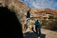 Bouldering in Hueco Tanks on 12/19/2019 with Blue Lizard Climbing and Yoga

Filename: SRM_20191219_1100180.jpg
Aperture: f/7.1
Shutter Speed: 1/500
Body: Canon EOS-1D Mark II
Lens: Canon EF 16-35mm f/2.8 L