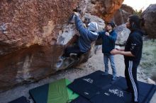 Bouldering in Hueco Tanks on 12/19/2019 with Blue Lizard Climbing and Yoga

Filename: SRM_20191219_1102240.jpg
Aperture: f/4.0
Shutter Speed: 1/250
Body: Canon EOS-1D Mark II
Lens: Canon EF 16-35mm f/2.8 L