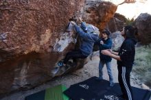 Bouldering in Hueco Tanks on 12/19/2019 with Blue Lizard Climbing and Yoga

Filename: SRM_20191219_1102280.jpg
Aperture: f/4.5
Shutter Speed: 1/250
Body: Canon EOS-1D Mark II
Lens: Canon EF 16-35mm f/2.8 L