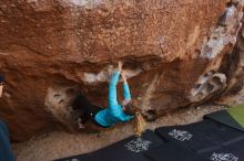 Bouldering in Hueco Tanks on 12/19/2019 with Blue Lizard Climbing and Yoga

Filename: SRM_20191219_1108460.jpg
Aperture: f/5.6
Shutter Speed: 1/250
Body: Canon EOS-1D Mark II
Lens: Canon EF 16-35mm f/2.8 L