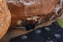 Bouldering in Hueco Tanks on 12/19/2019 with Blue Lizard Climbing and Yoga

Filename: SRM_20191219_1109380.jpg
Aperture: f/5.6
Shutter Speed: 1/250
Body: Canon EOS-1D Mark II
Lens: Canon EF 16-35mm f/2.8 L