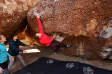 Bouldering in Hueco Tanks on 12/19/2019 with Blue Lizard Climbing and Yoga

Filename: SRM_20191219_1111550.jpg
Aperture: f/5.6
Shutter Speed: 1/250
Body: Canon EOS-1D Mark II
Lens: Canon EF 16-35mm f/2.8 L