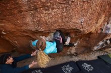 Bouldering in Hueco Tanks on 12/19/2019 with Blue Lizard Climbing and Yoga

Filename: SRM_20191219_1112190.jpg
Aperture: f/4.5
Shutter Speed: 1/250
Body: Canon EOS-1D Mark II
Lens: Canon EF 16-35mm f/2.8 L