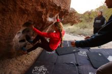 Bouldering in Hueco Tanks on 12/19/2019 with Blue Lizard Climbing and Yoga

Filename: SRM_20191219_1122410.jpg
Aperture: f/4.5
Shutter Speed: 1/250
Body: Canon EOS-1D Mark II
Lens: Canon EF 16-35mm f/2.8 L
