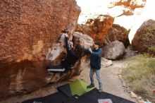 Bouldering in Hueco Tanks on 12/19/2019 with Blue Lizard Climbing and Yoga

Filename: SRM_20191219_1123460.jpg
Aperture: f/5.6
Shutter Speed: 1/250
Body: Canon EOS-1D Mark II
Lens: Canon EF 16-35mm f/2.8 L