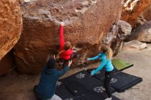 Bouldering in Hueco Tanks on 12/19/2019 with Blue Lizard Climbing and Yoga

Filename: SRM_20191219_1126400.jpg
Aperture: f/5.6
Shutter Speed: 1/250
Body: Canon EOS-1D Mark II
Lens: Canon EF 16-35mm f/2.8 L