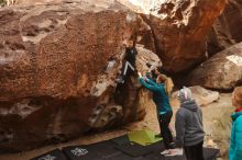 Bouldering in Hueco Tanks on 12/19/2019 with Blue Lizard Climbing and Yoga

Filename: SRM_20191219_1141150.jpg
Aperture: f/6.3
Shutter Speed: 1/250
Body: Canon EOS-1D Mark II
Lens: Canon EF 16-35mm f/2.8 L