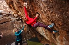 Bouldering in Hueco Tanks on 12/19/2019 with Blue Lizard Climbing and Yoga

Filename: SRM_20191219_1150150.jpg
Aperture: f/4.0
Shutter Speed: 1/250
Body: Canon EOS-1D Mark II
Lens: Canon EF 16-35mm f/2.8 L