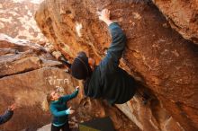 Bouldering in Hueco Tanks on 12/19/2019 with Blue Lizard Climbing and Yoga

Filename: SRM_20191219_1154221.jpg
Aperture: f/4.5
Shutter Speed: 1/250
Body: Canon EOS-1D Mark II
Lens: Canon EF 16-35mm f/2.8 L