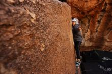 Bouldering in Hueco Tanks on 12/19/2019 with Blue Lizard Climbing and Yoga

Filename: SRM_20191219_1156240.jpg
Aperture: f/5.6
Shutter Speed: 1/250
Body: Canon EOS-1D Mark II
Lens: Canon EF 16-35mm f/2.8 L