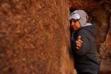 Bouldering in Hueco Tanks on 12/19/2019 with Blue Lizard Climbing and Yoga

Filename: SRM_20191219_1156320.jpg
Aperture: f/7.1
Shutter Speed: 1/250
Body: Canon EOS-1D Mark II
Lens: Canon EF 16-35mm f/2.8 L