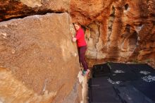 Bouldering in Hueco Tanks on 12/19/2019 with Blue Lizard Climbing and Yoga

Filename: SRM_20191219_1158050.jpg
Aperture: f/4.0
Shutter Speed: 1/250
Body: Canon EOS-1D Mark II
Lens: Canon EF 16-35mm f/2.8 L