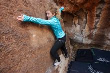 Bouldering in Hueco Tanks on 12/19/2019 with Blue Lizard Climbing and Yoga

Filename: SRM_20191219_1158540.jpg
Aperture: f/3.5
Shutter Speed: 1/250
Body: Canon EOS-1D Mark II
Lens: Canon EF 16-35mm f/2.8 L