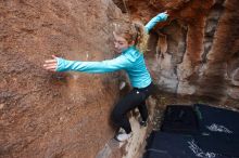 Bouldering in Hueco Tanks on 12/19/2019 with Blue Lizard Climbing and Yoga

Filename: SRM_20191219_1158560.jpg
Aperture: f/3.5
Shutter Speed: 1/250
Body: Canon EOS-1D Mark II
Lens: Canon EF 16-35mm f/2.8 L