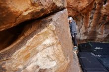 Bouldering in Hueco Tanks on 12/19/2019 with Blue Lizard Climbing and Yoga

Filename: SRM_20191219_1201030.jpg
Aperture: f/4.0
Shutter Speed: 1/200
Body: Canon EOS-1D Mark II
Lens: Canon EF 16-35mm f/2.8 L