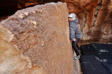 Bouldering in Hueco Tanks on 12/19/2019 with Blue Lizard Climbing and Yoga

Filename: SRM_20191219_1201450.jpg
Aperture: f/4.5
Shutter Speed: 1/200
Body: Canon EOS-1D Mark II
Lens: Canon EF 16-35mm f/2.8 L