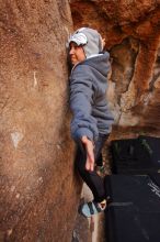Bouldering in Hueco Tanks on 12/19/2019 with Blue Lizard Climbing and Yoga

Filename: SRM_20191219_1202100.jpg
Aperture: f/5.0
Shutter Speed: 1/200
Body: Canon EOS-1D Mark II
Lens: Canon EF 16-35mm f/2.8 L