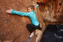 Bouldering in Hueco Tanks on 12/19/2019 with Blue Lizard Climbing and Yoga

Filename: SRM_20191219_1203220.jpg
Aperture: f/5.6
Shutter Speed: 1/200
Body: Canon EOS-1D Mark II
Lens: Canon EF 16-35mm f/2.8 L