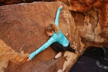 Bouldering in Hueco Tanks on 12/19/2019 with Blue Lizard Climbing and Yoga

Filename: SRM_20191219_1203260.jpg
Aperture: f/6.3
Shutter Speed: 1/200
Body: Canon EOS-1D Mark II
Lens: Canon EF 16-35mm f/2.8 L