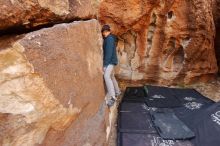 Bouldering in Hueco Tanks on 12/19/2019 with Blue Lizard Climbing and Yoga

Filename: SRM_20191219_1205030.jpg
Aperture: f/4.5
Shutter Speed: 1/200
Body: Canon EOS-1D Mark II
Lens: Canon EF 16-35mm f/2.8 L