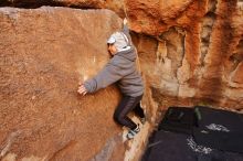 Bouldering in Hueco Tanks on 12/19/2019 with Blue Lizard Climbing and Yoga

Filename: SRM_20191219_1207220.jpg
Aperture: f/5.6
Shutter Speed: 1/200
Body: Canon EOS-1D Mark II
Lens: Canon EF 16-35mm f/2.8 L