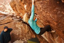 Bouldering in Hueco Tanks on 12/19/2019 with Blue Lizard Climbing and Yoga

Filename: SRM_20191219_1208230.jpg
Aperture: f/5.0
Shutter Speed: 1/250
Body: Canon EOS-1D Mark II
Lens: Canon EF 16-35mm f/2.8 L